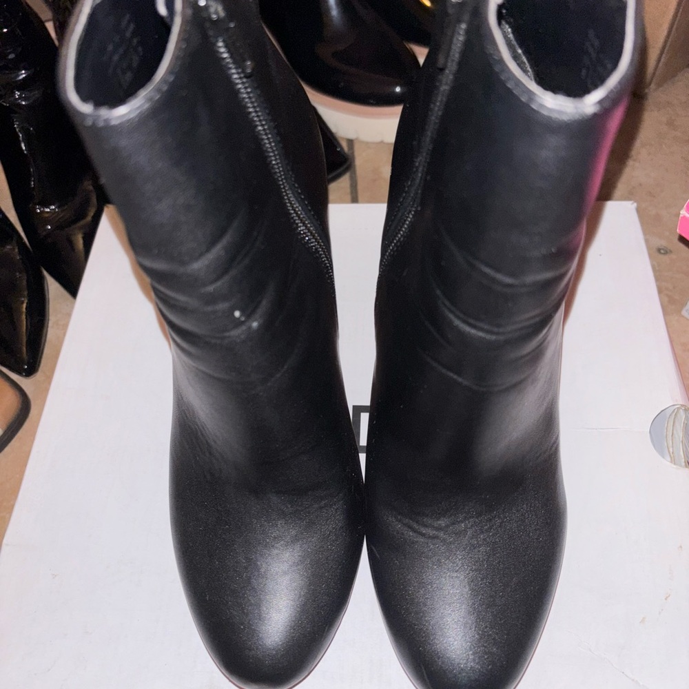 Aldo Classic Black Ankle Boots